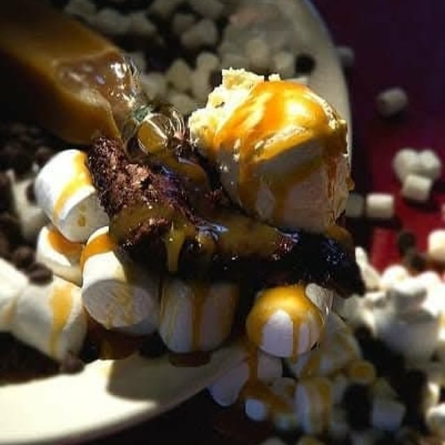 Caramel Brownies.