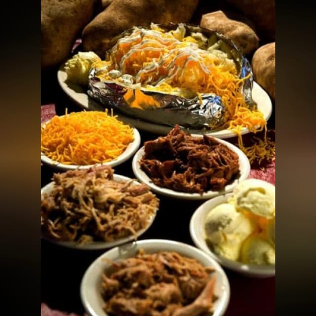 Our Huge Baked Potato.